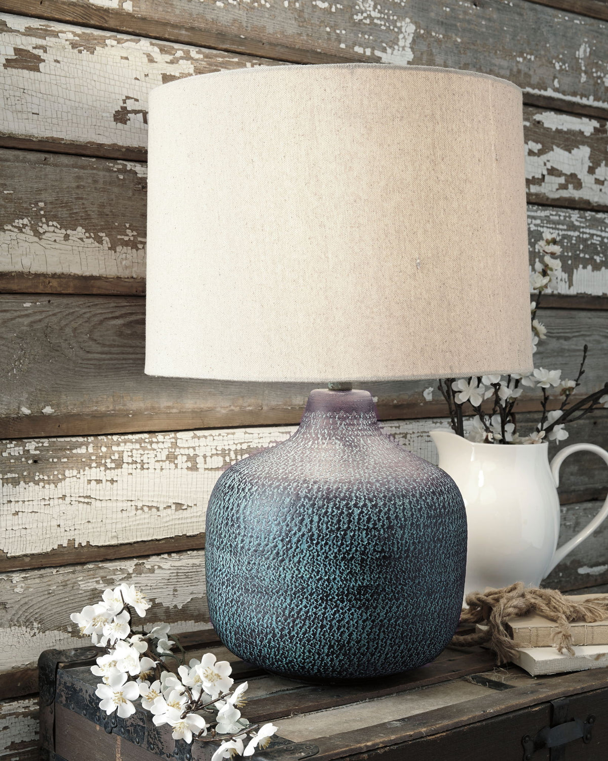 Malthace - Metal Table Lamp  - Patina — view 2