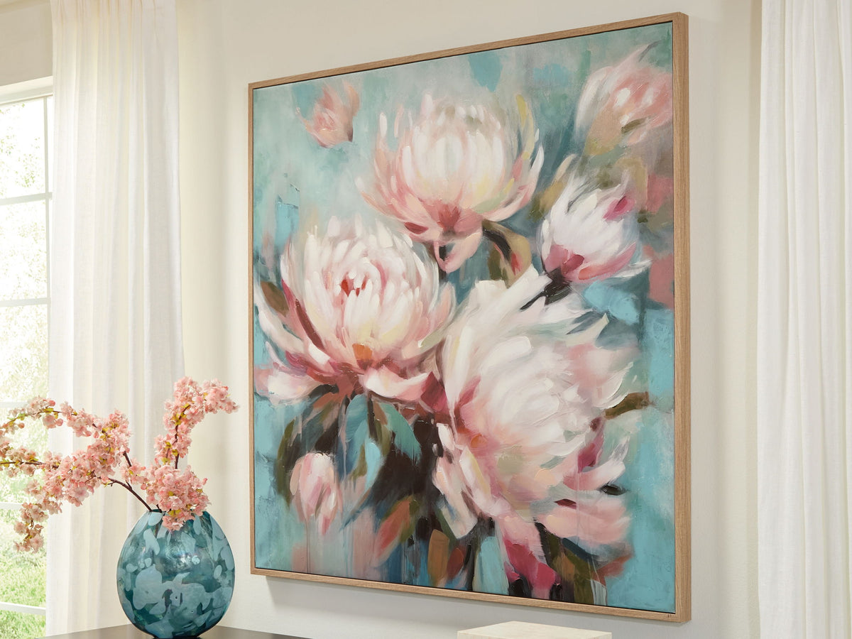 Parryville - Wall Art - Aqua / Pink — view 2