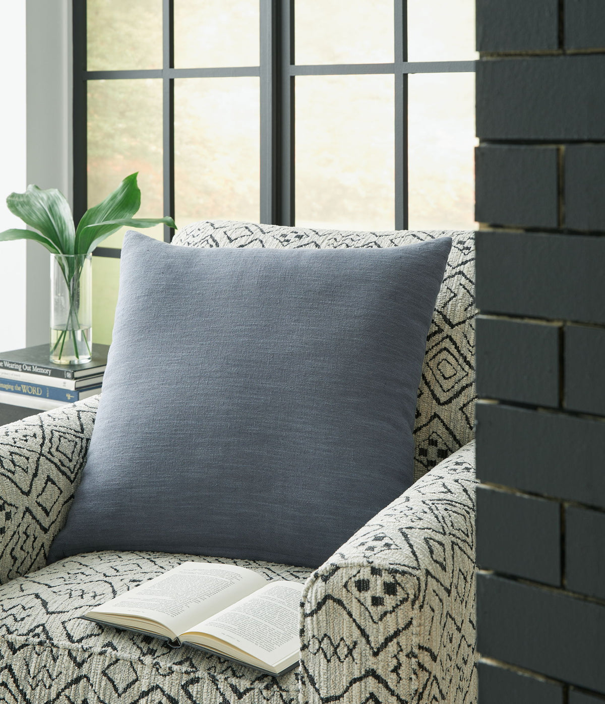 Thaneville - Pillow (Set of 4) - Blue — view 2