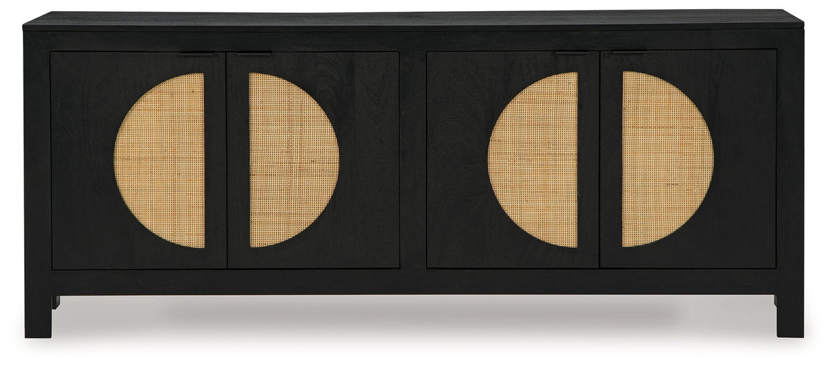 Cliffiings - Accent Cabinet - Black / Natural — view 4