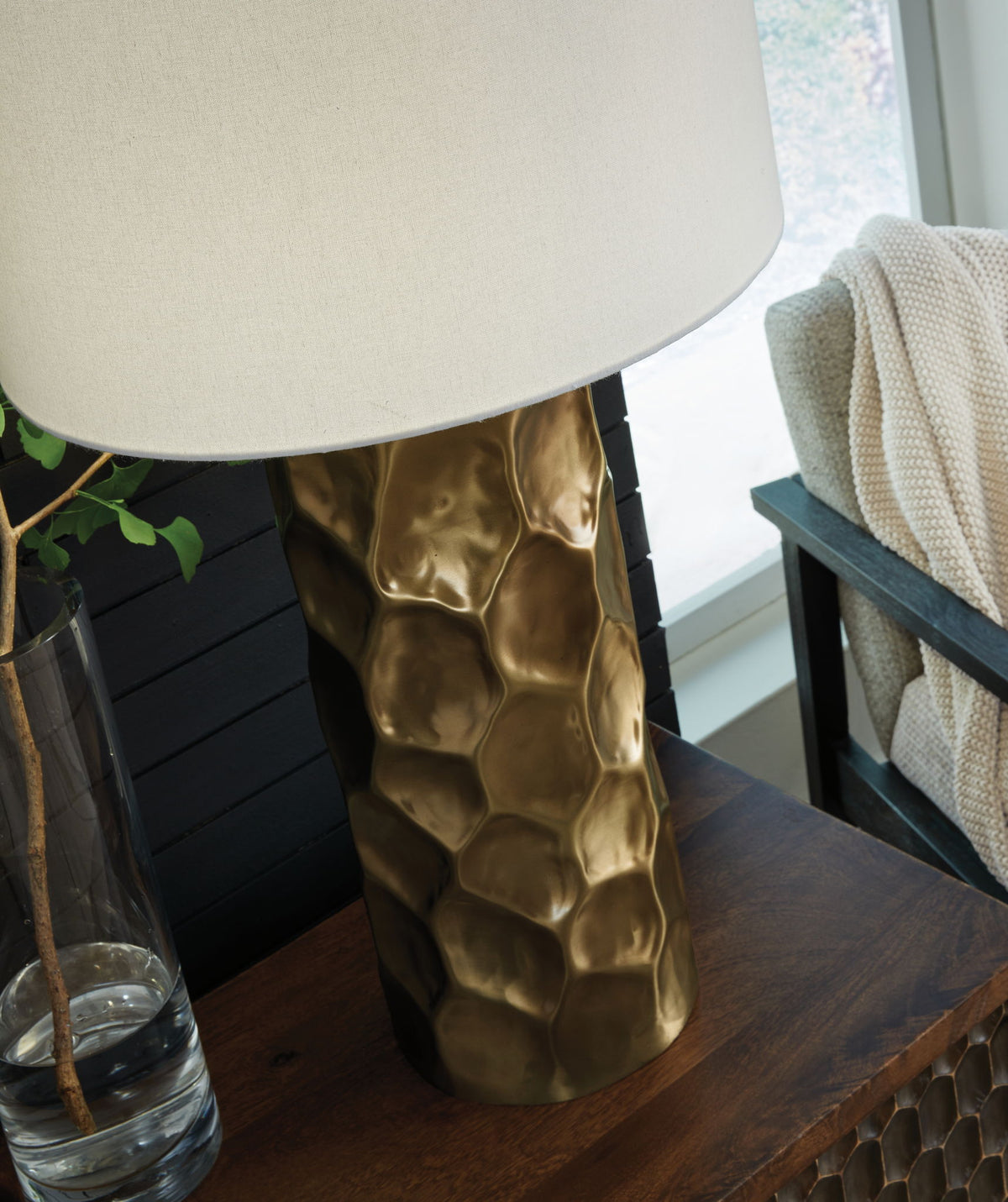 Marshawn - Metal Table Lamp - Gold Finish — view 4