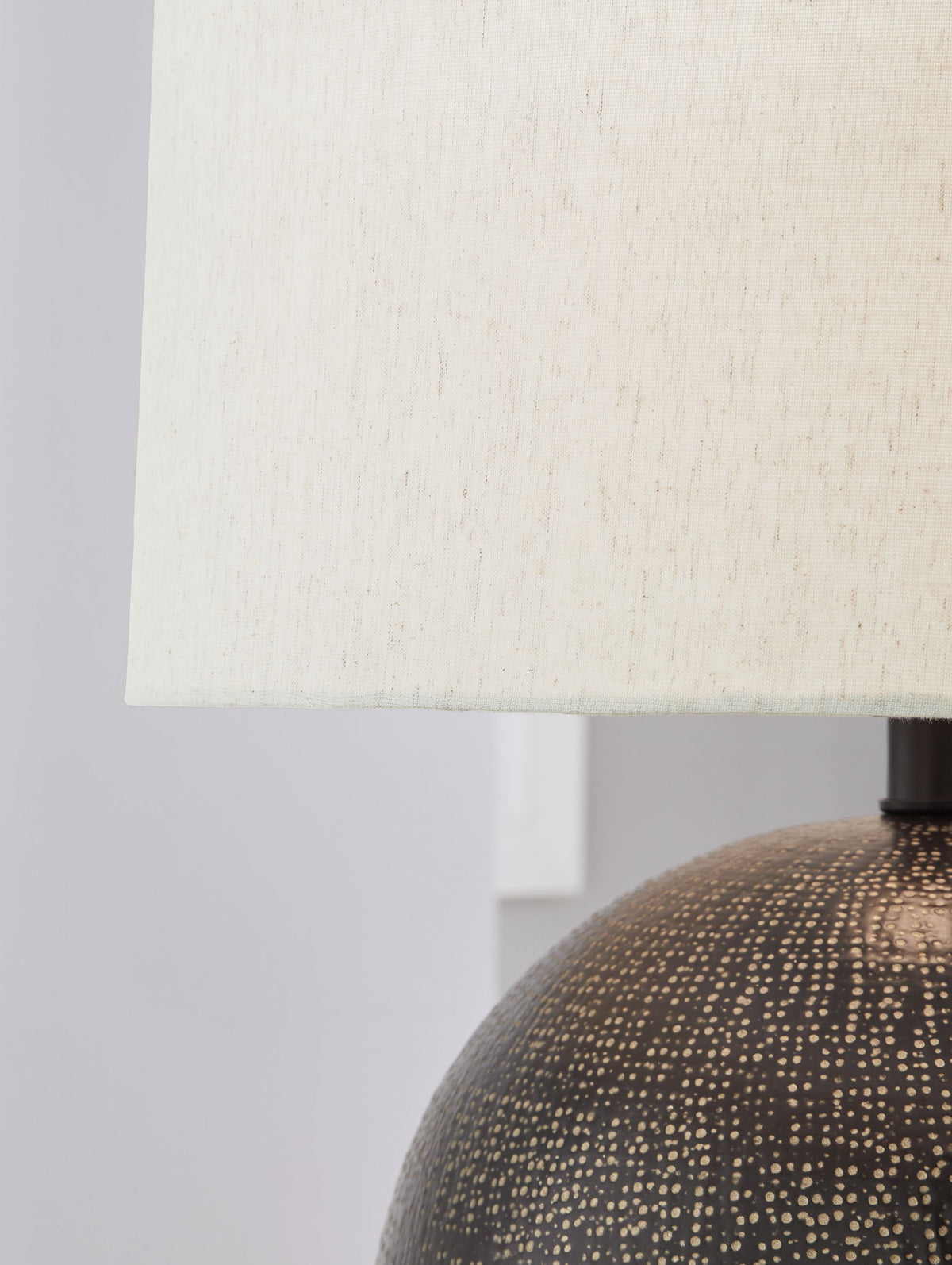 Hambell - Metal Table Lamp - Black / Gold Finish — view 3