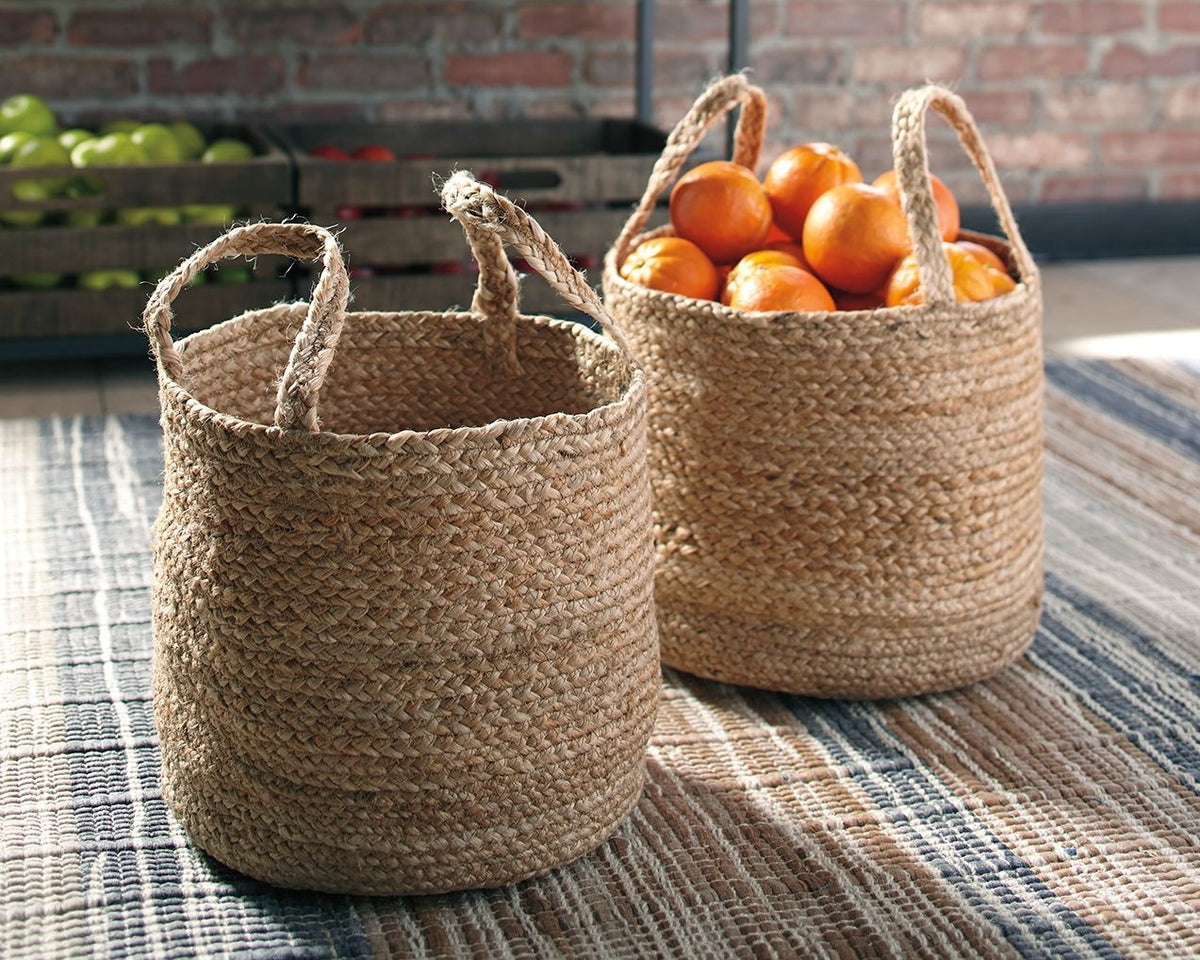 Brayton - Basket Set (Set of 2) - Natural — view 2