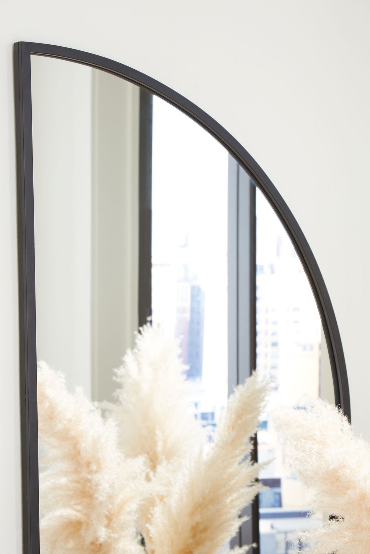 Denlow - Accent Mirror - Black — view 7