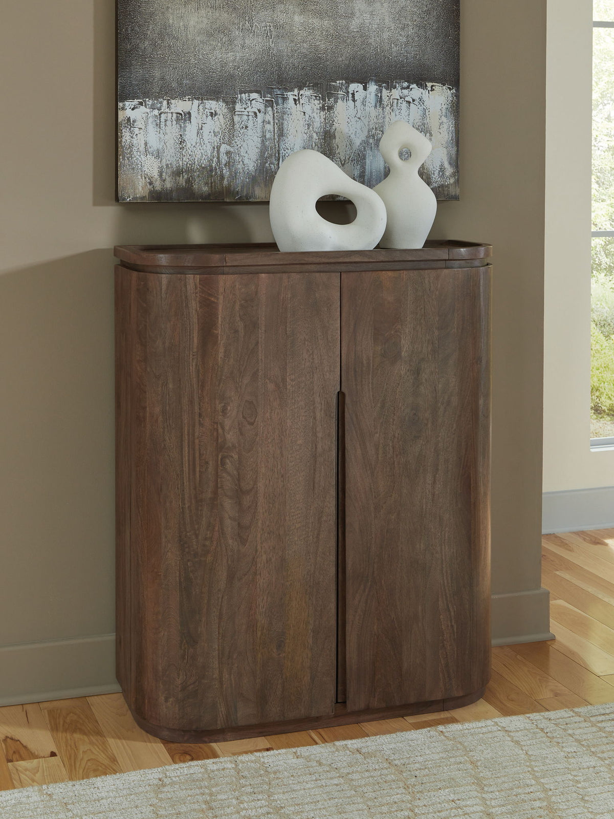 Landermont - Bar Cabinet - Medium Brown — view 2
