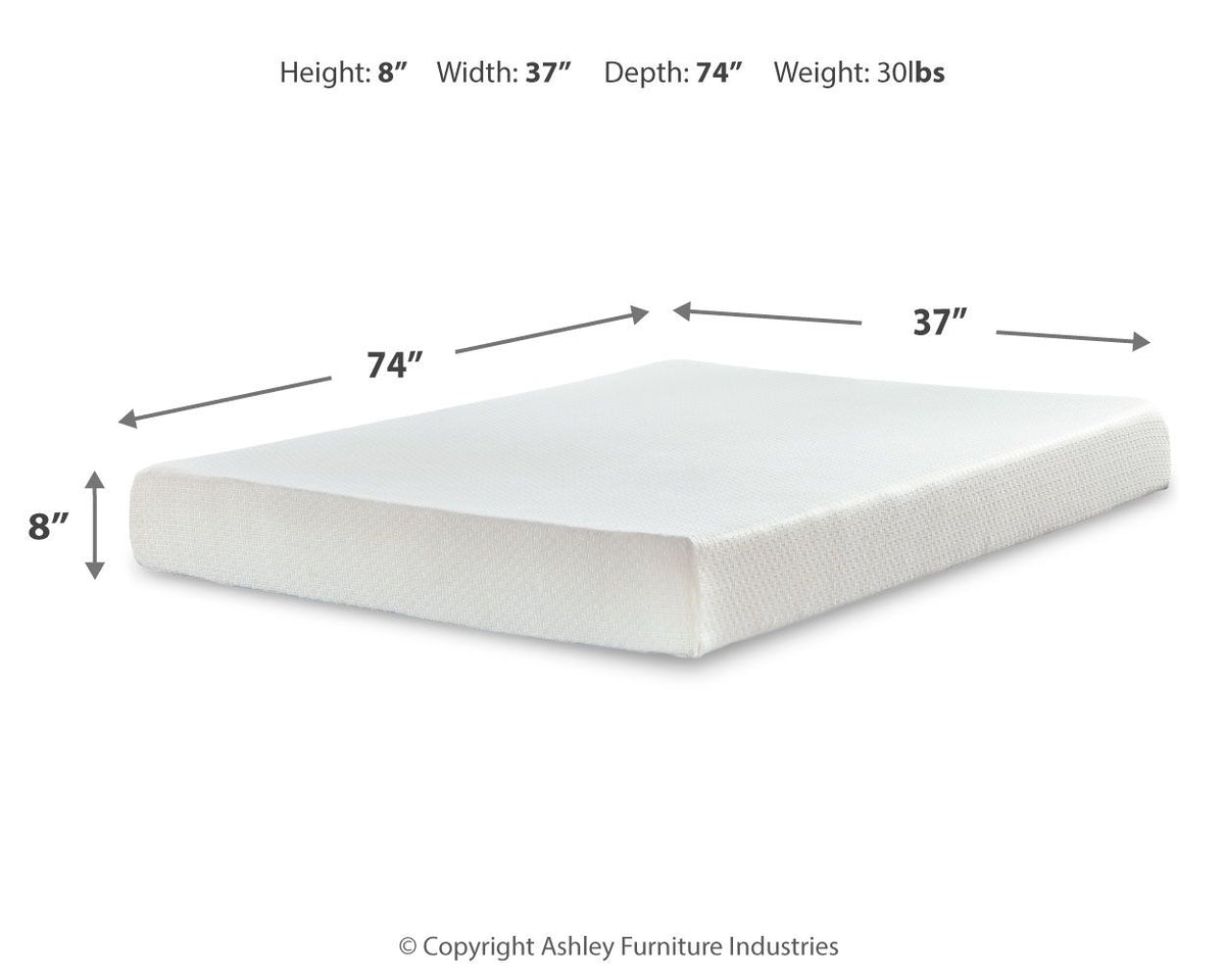 Chime 8 Inch Memory Foam Memory Foam Mattresses — view 16