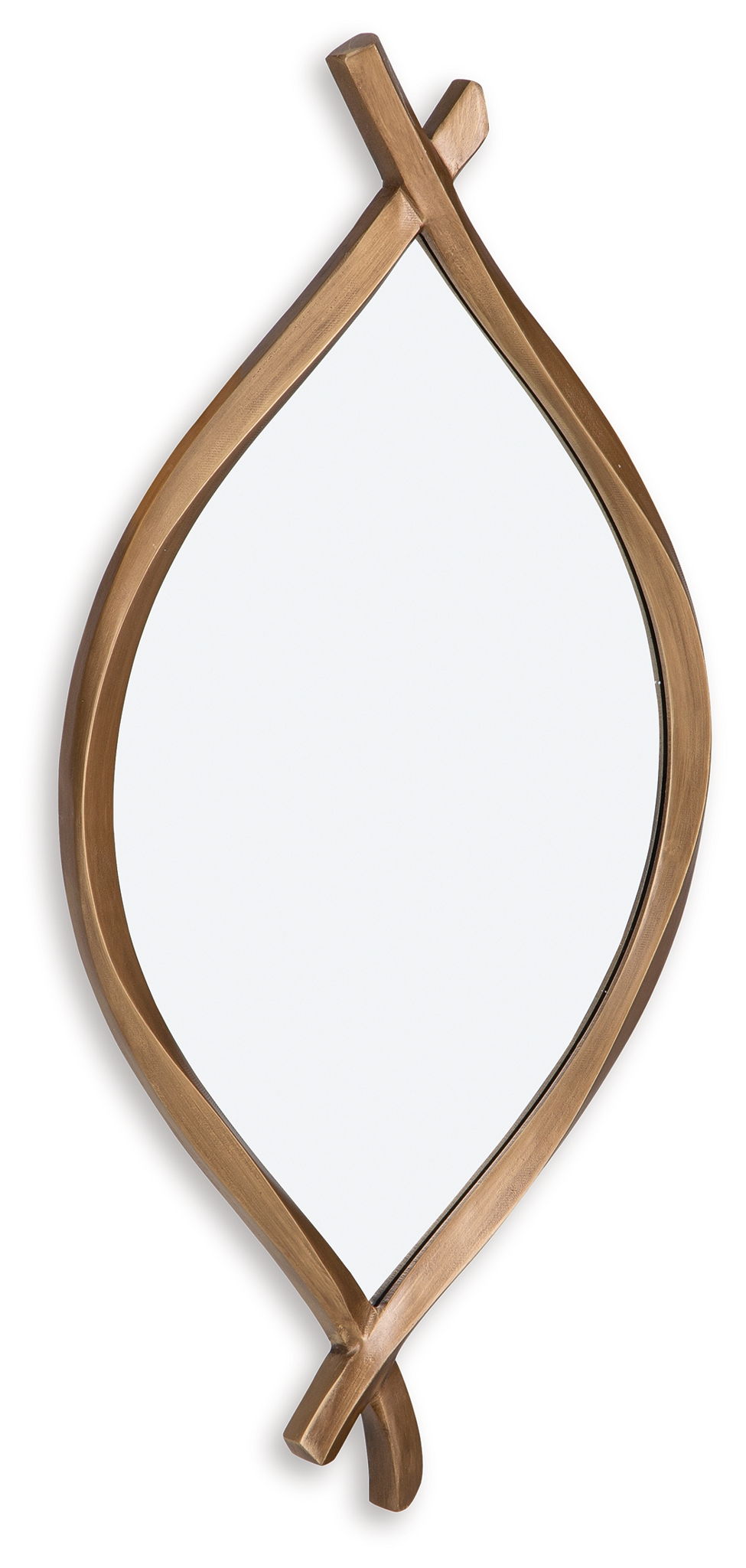 Bartner - Accent Mirror - Antique Gold Finish — view 5