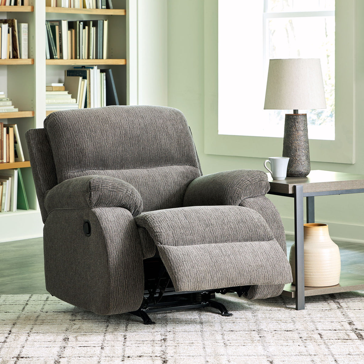 Scranto - Rocker Recliner - Brindle — view 8