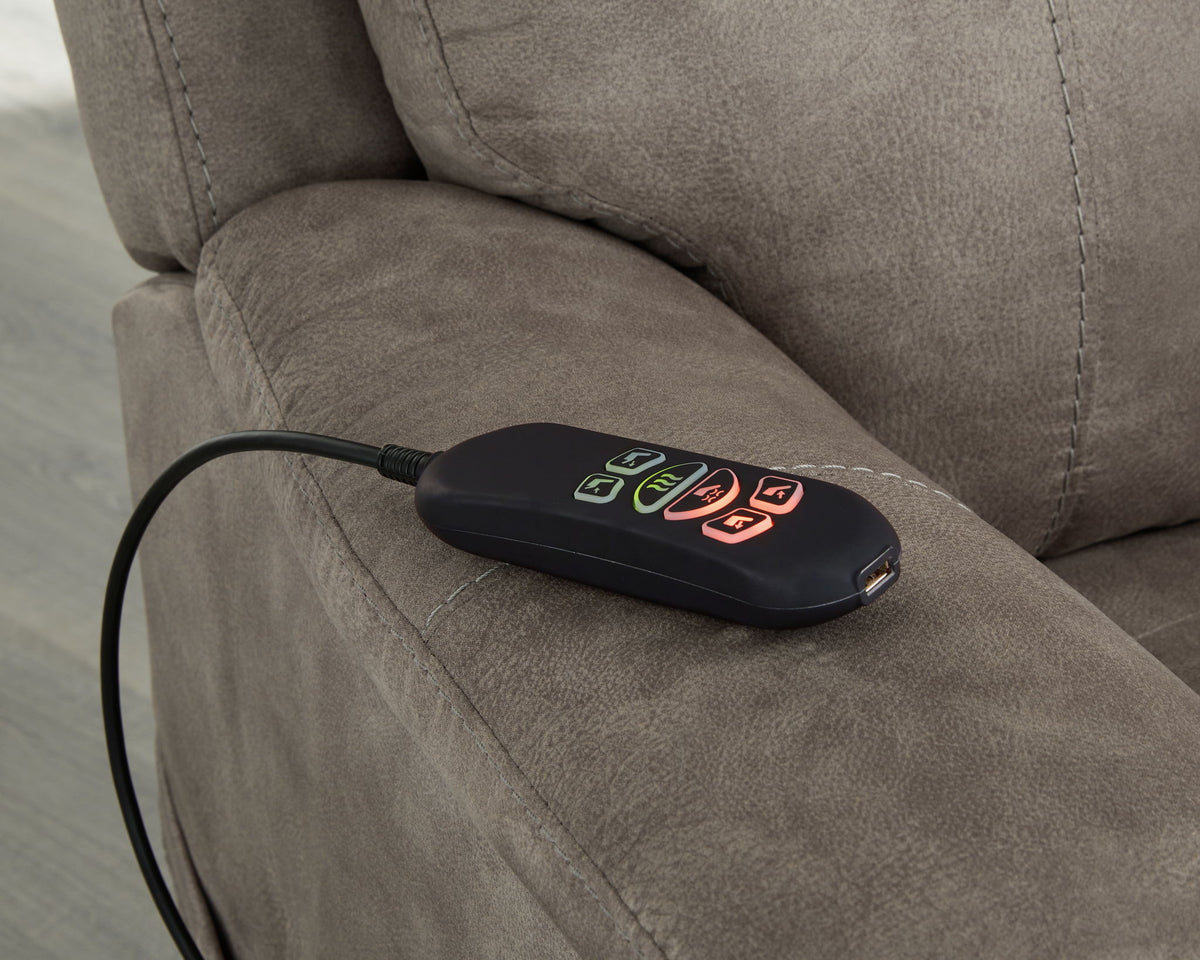 Crestmeade - Power Lift Recliner - Fossil — view 12