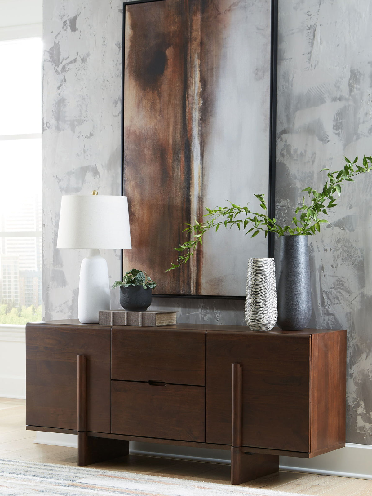 Kydler - Accent Cabinet - Medium Brown — view 2