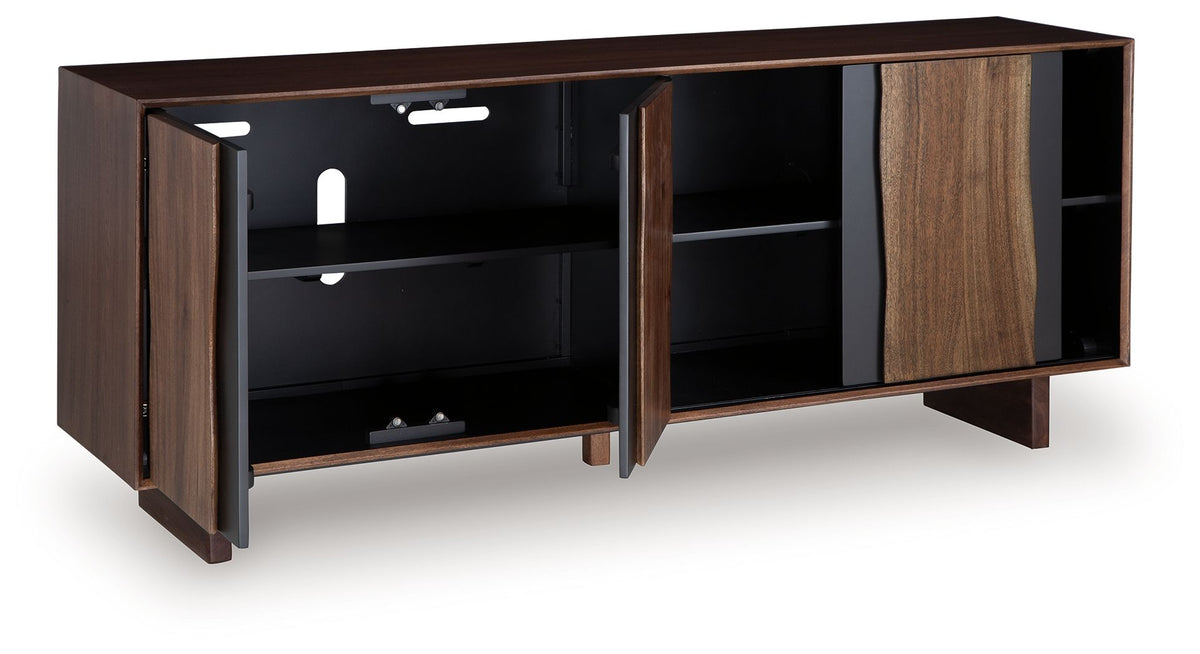 Welby - Accent Cabinet - Brown / Charcoal — view 3