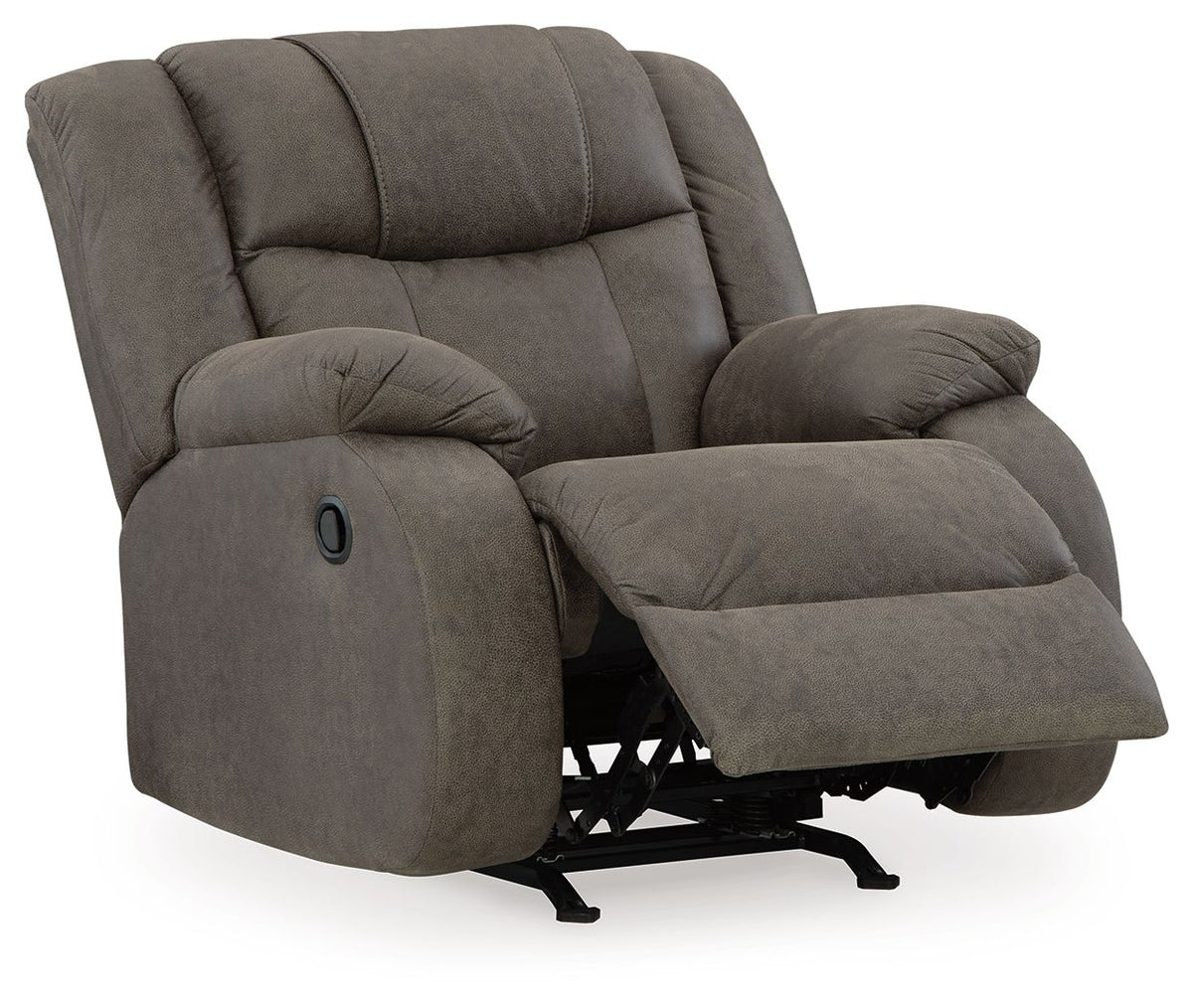 First Base - Rocker Recliner - Gunmetal — view 3