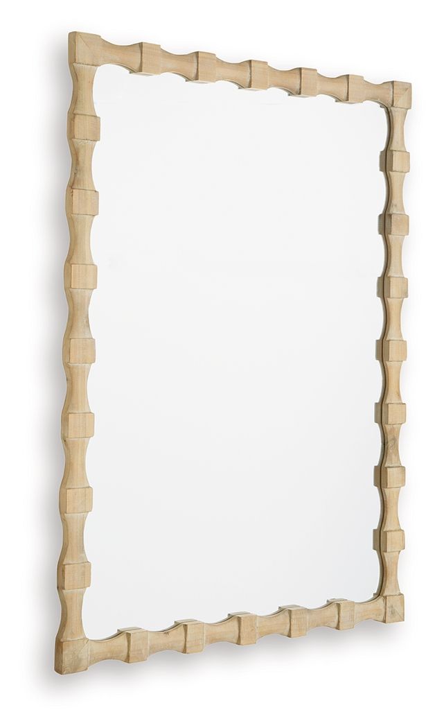 Acelmore - Accent Mirror - Light Brown — view 3