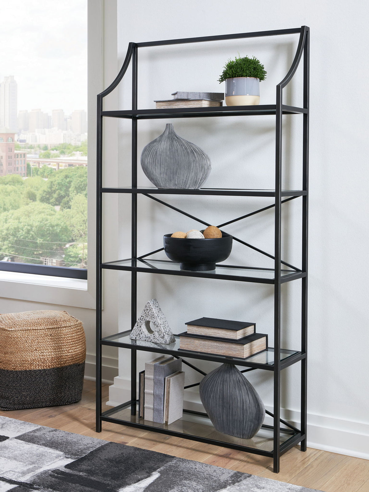 Dakerwell - Bookcase - Antique Black — view 2