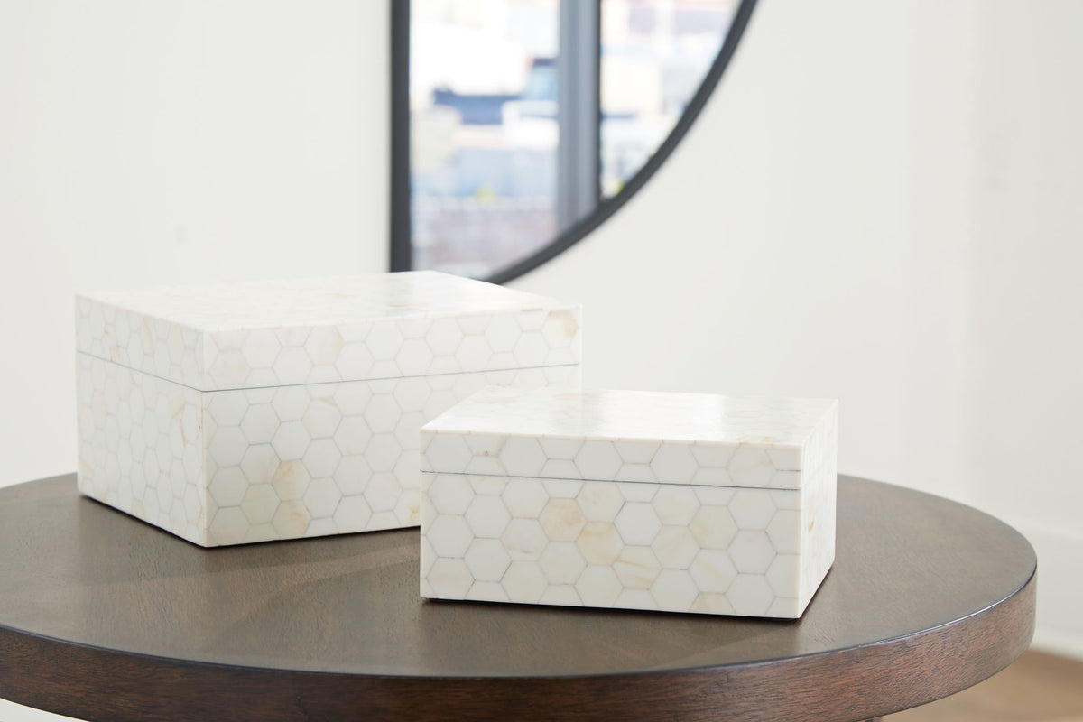 Aldenburg - Box Set (Set of 2) - Cream — view 2