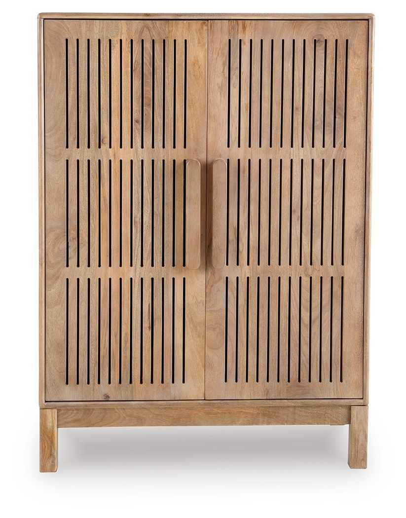 Pellamour - Bar Cabinet - Natural Brown — view 4