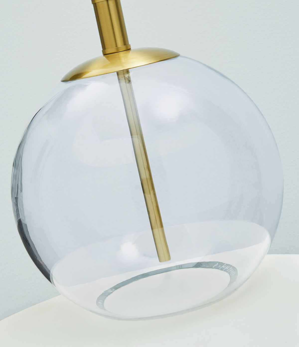 Samder - Glass Table Lamp  - White — view 4
