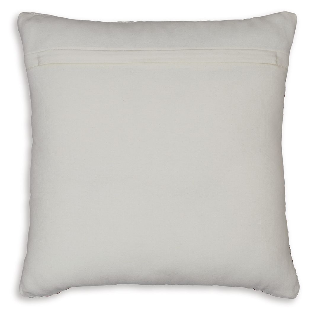 Nashlin - Pillow (Set of 4) - White / Rust — view 4