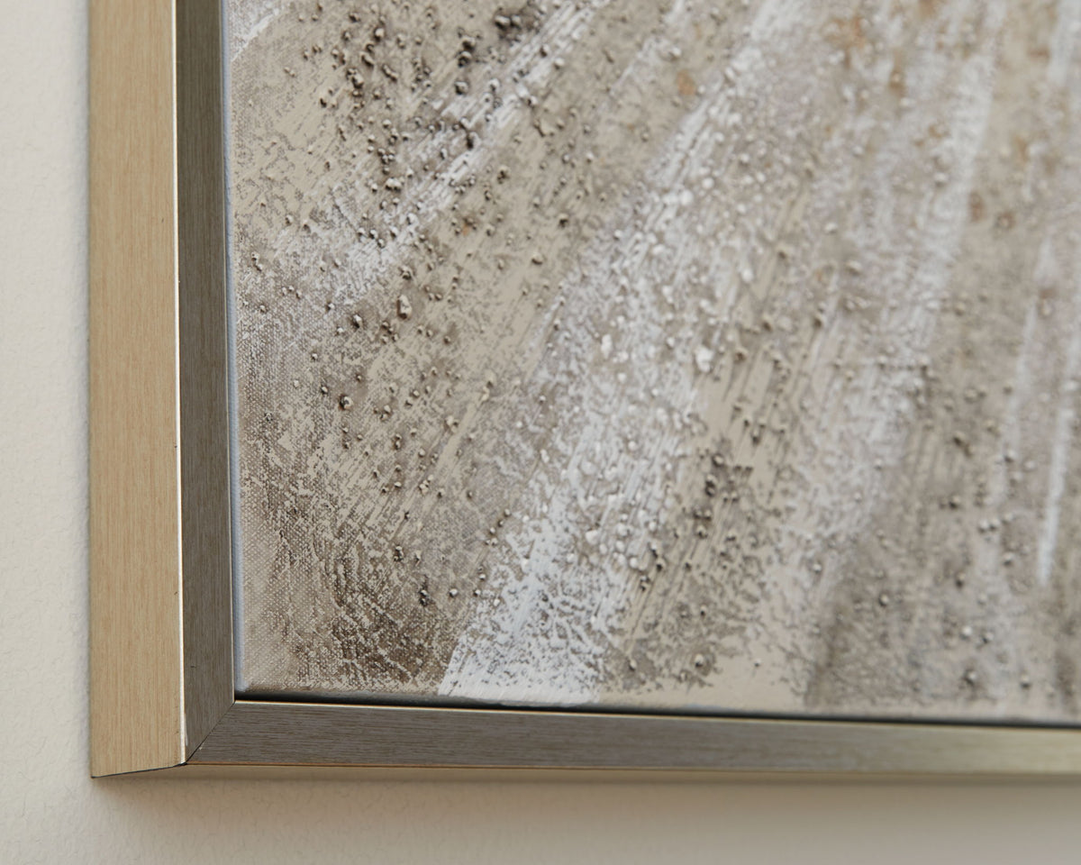 Waldard - Wall Art - Gray / Taupe / White — view 8