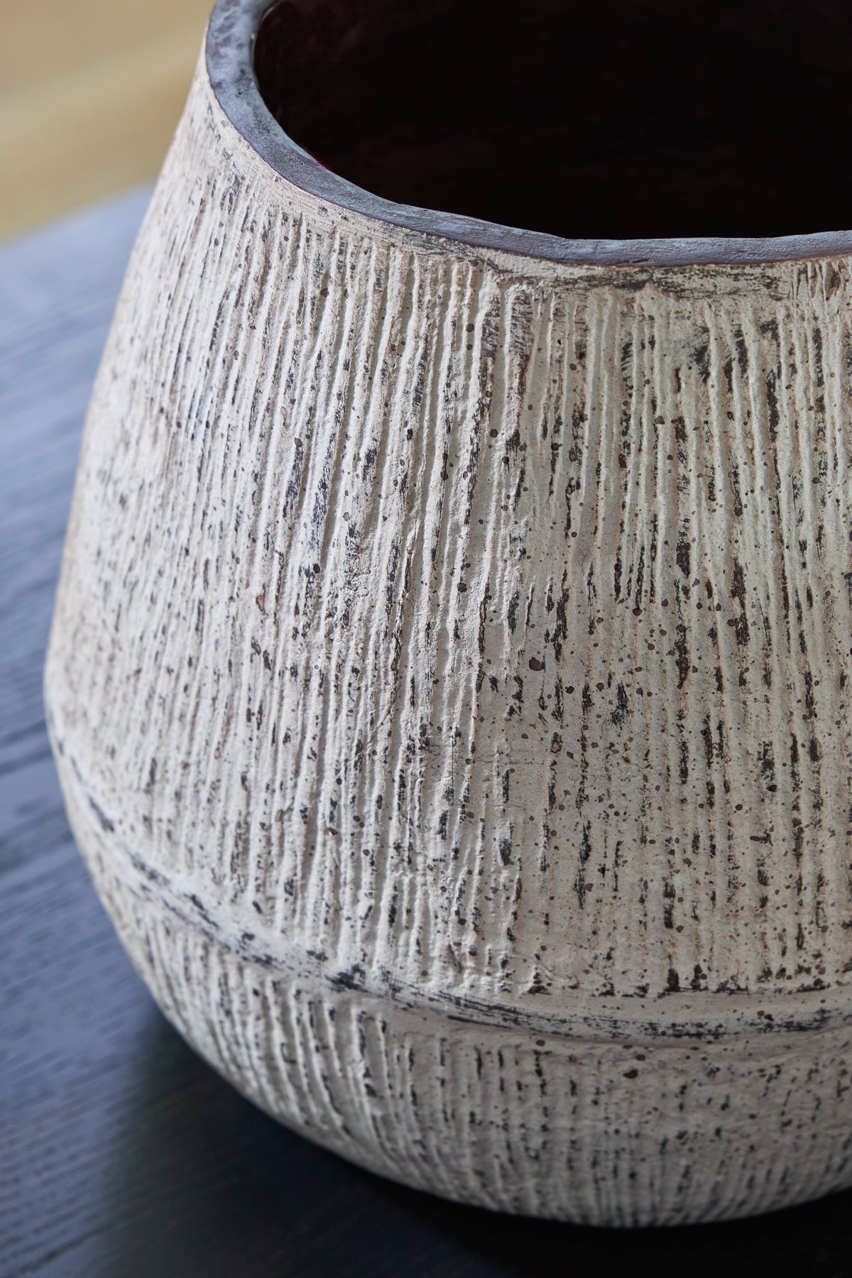 Claymount - Vase - 10" - Distressed Brown — view 3
