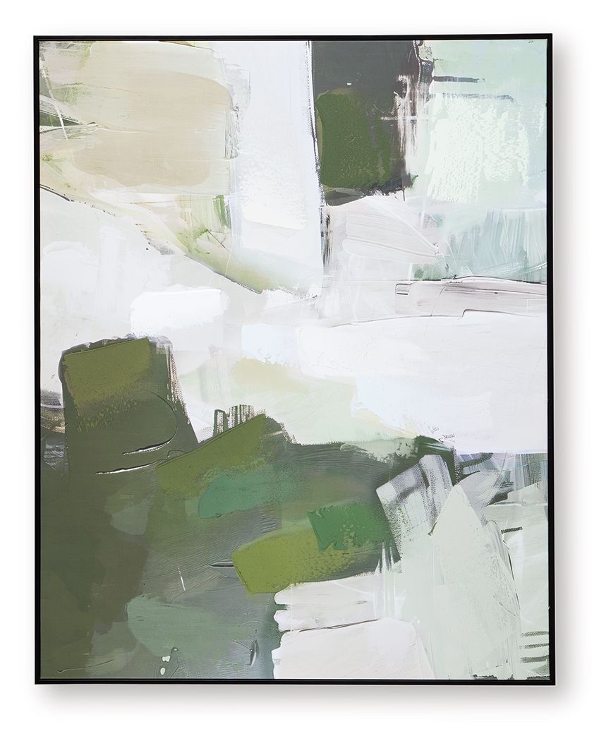 Vinick - Wall Art - Green / Gray / White — view 6