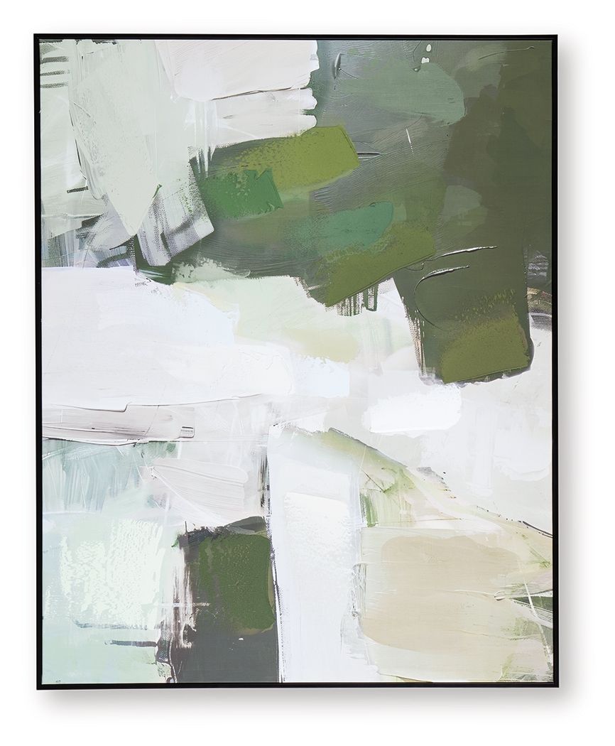 Vinick - Wall Art - Green / Gray / White — view 5