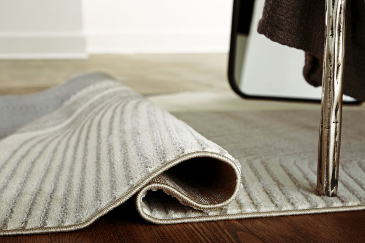 Winderburg - 5' x 7' Rug - Gray / Ivory — view 4