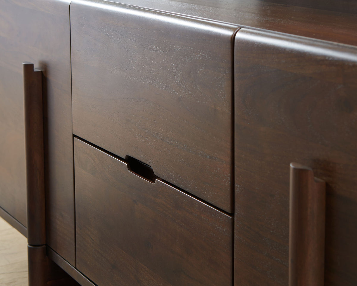 Kydler - Accent Cabinet - Medium Brown — view 7