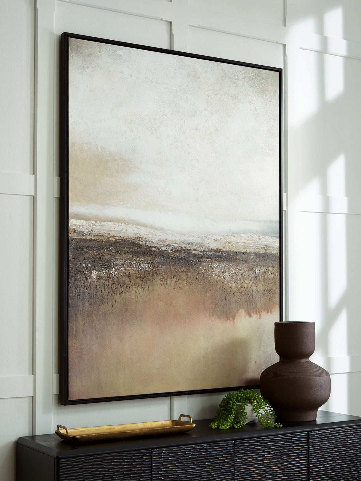 Siaking - Wall Art - Brown / Gray / White — view 2