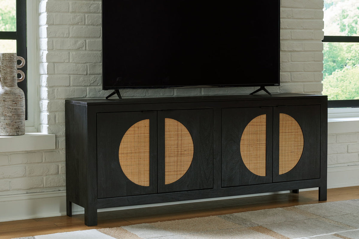 Cliffiings - Accent Cabinet - Black / Natural — view 6