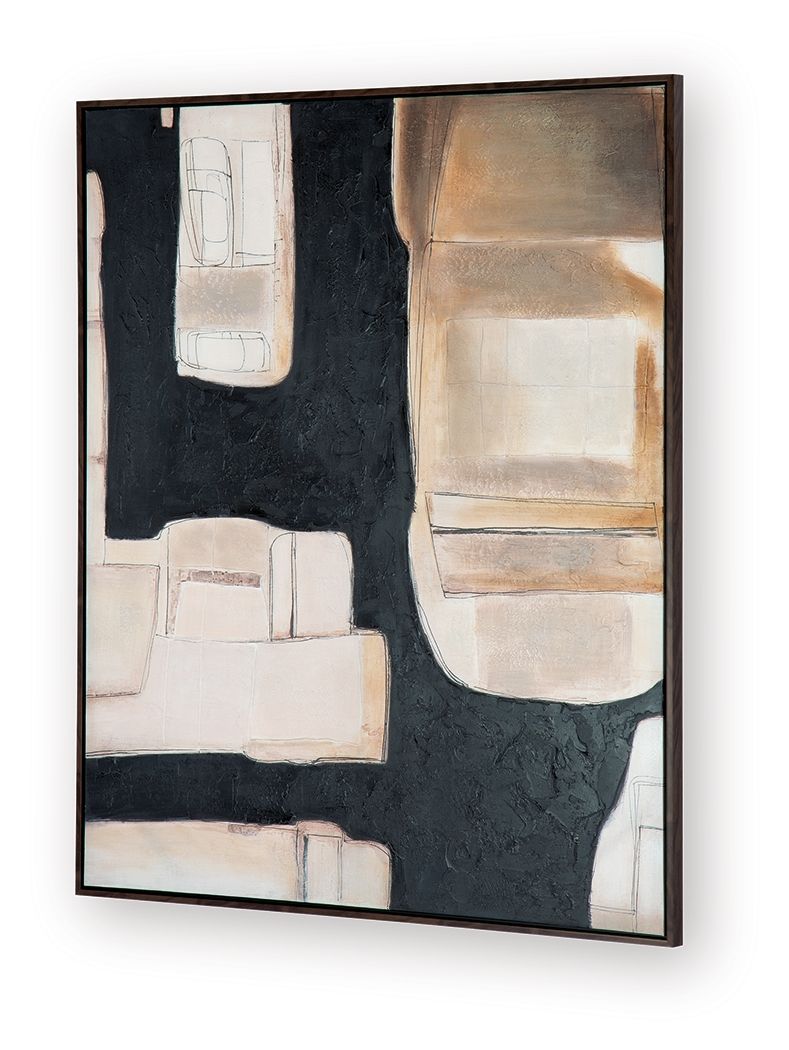 Feyville - Wall Art - Black / Brown / Cream — view 3