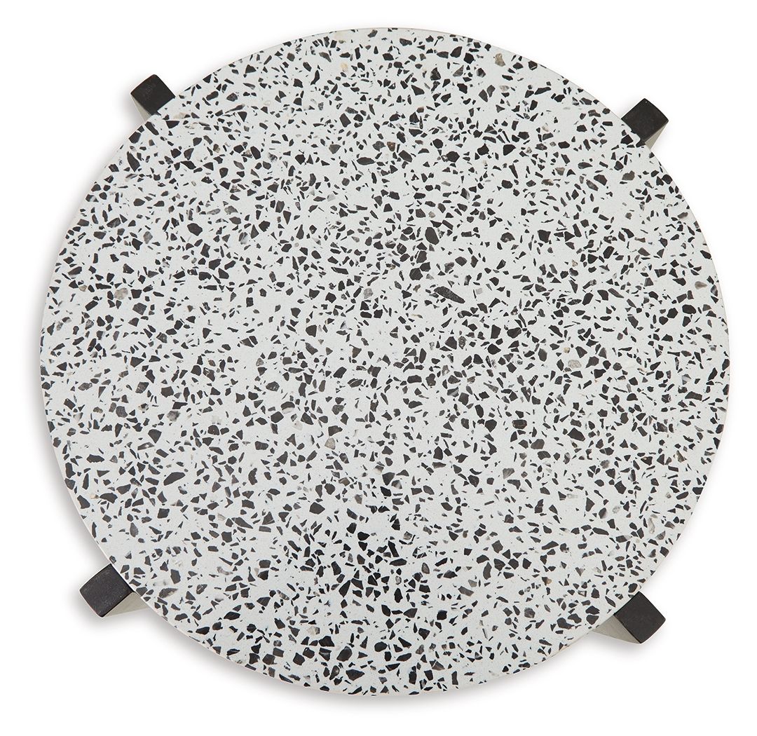 Tellrich - Accent Table - Black / White — view 4