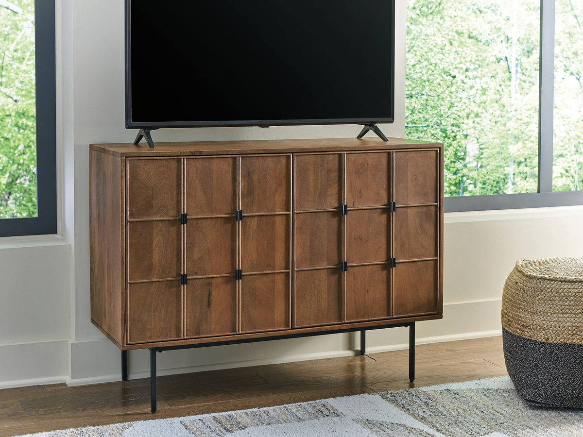 Juddins - Accent Cabinet - Brown — view 6