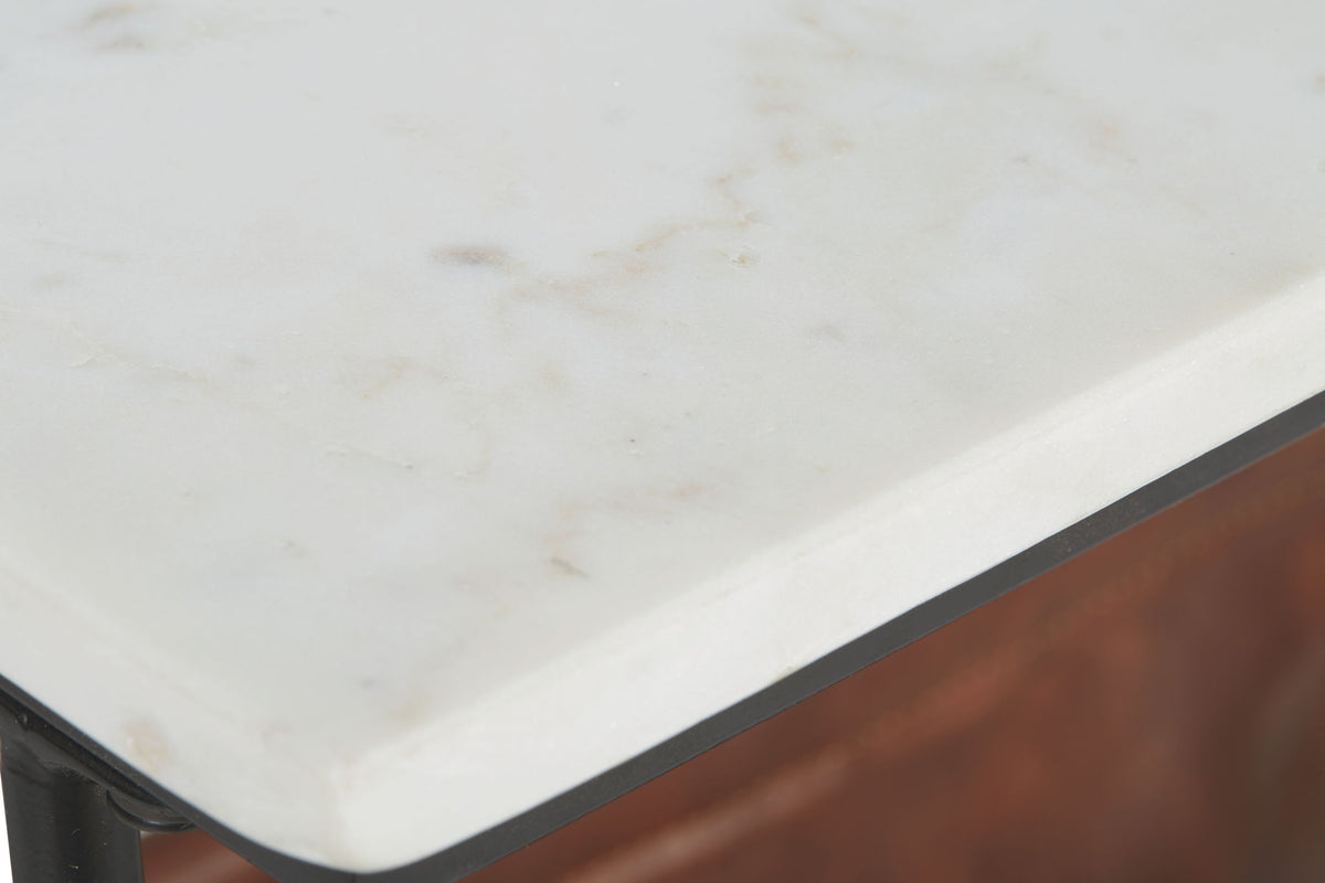 Etanbury - Accent Table - Brown / Black / White — view 5