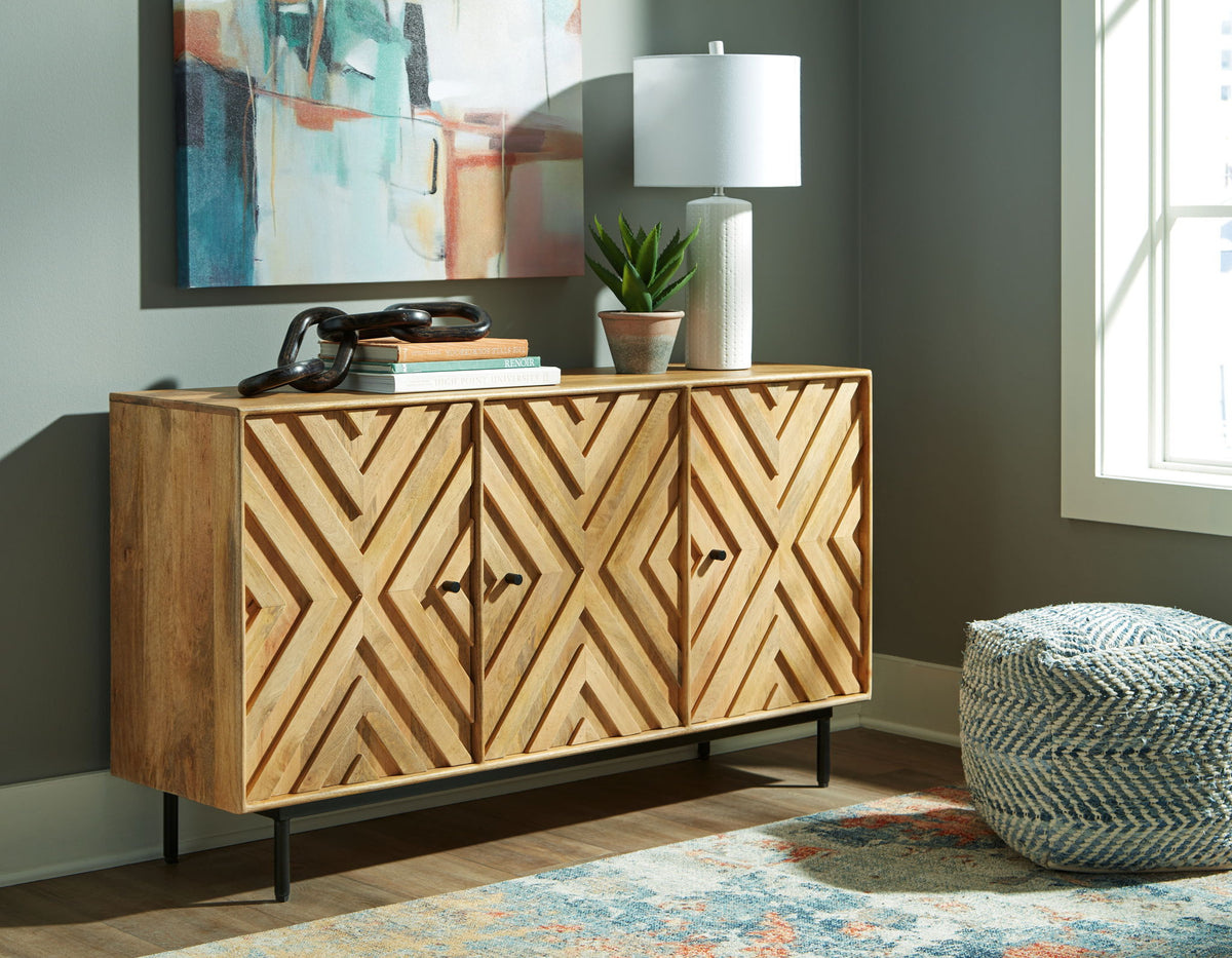 Cadewick - Accent Cabinet - Natural — view 2
