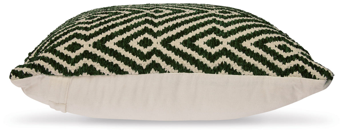 Digover - Pillow (Set of 4) - Green / Ivory — view 3