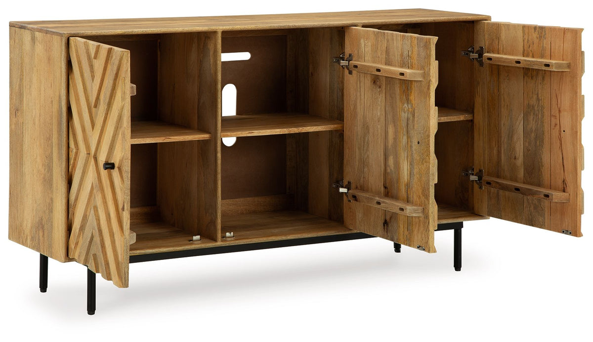 Cadewick - Accent Cabinet - Natural — view 3