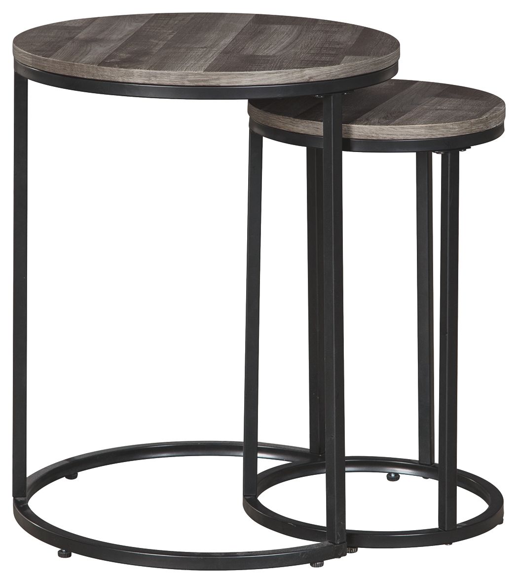 Briarsboro - Accent Table Set (Set of 2) - Black / Gray — view 4