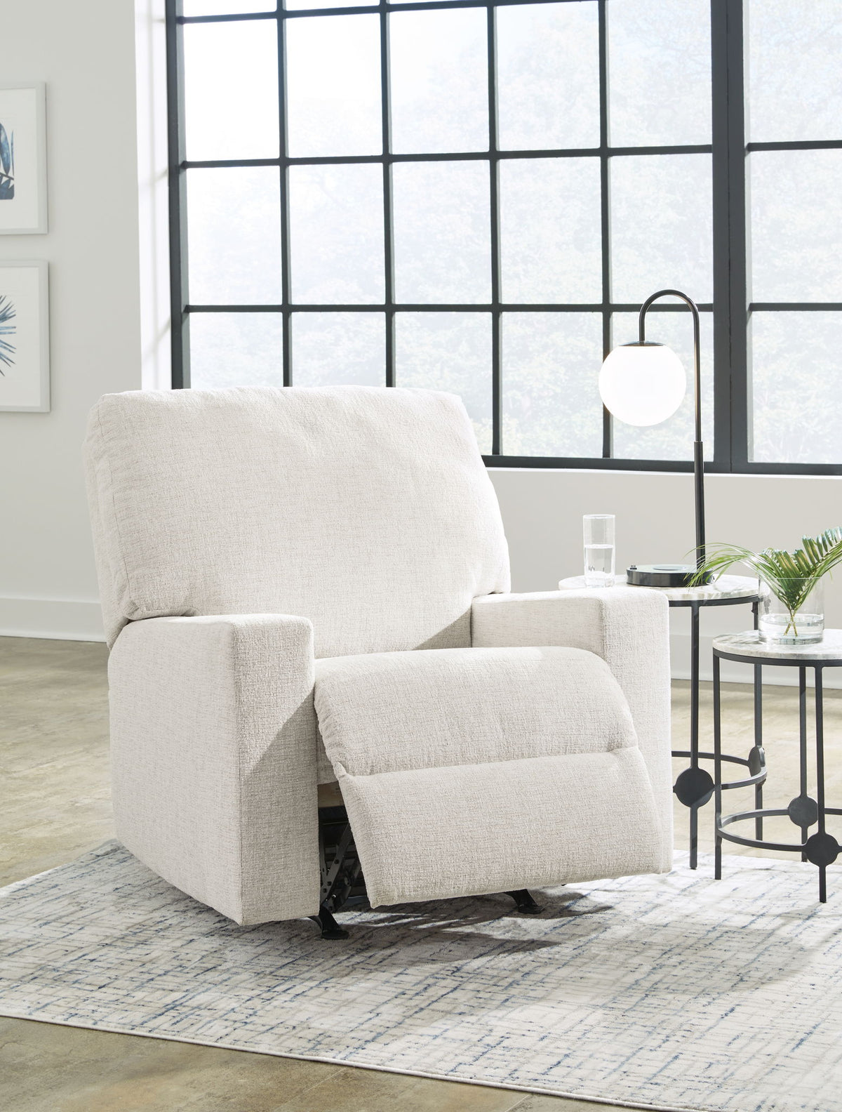 Rannis - Rocker Recliner - Snow — view 7
