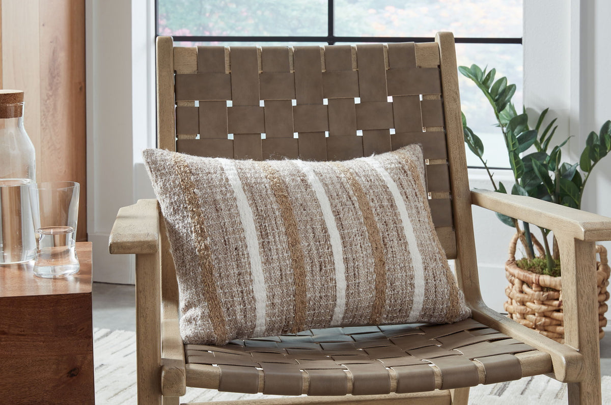 Benish - Pillow (Set of 4) - Tan / Brown / White — view 2
