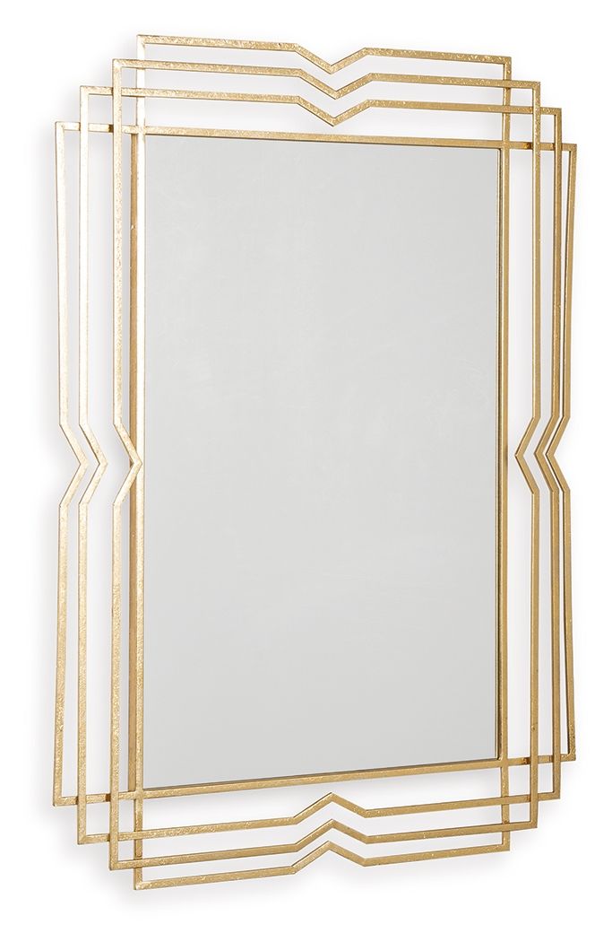 Claybrook - Accent Mirror - Gold Finish — view 3