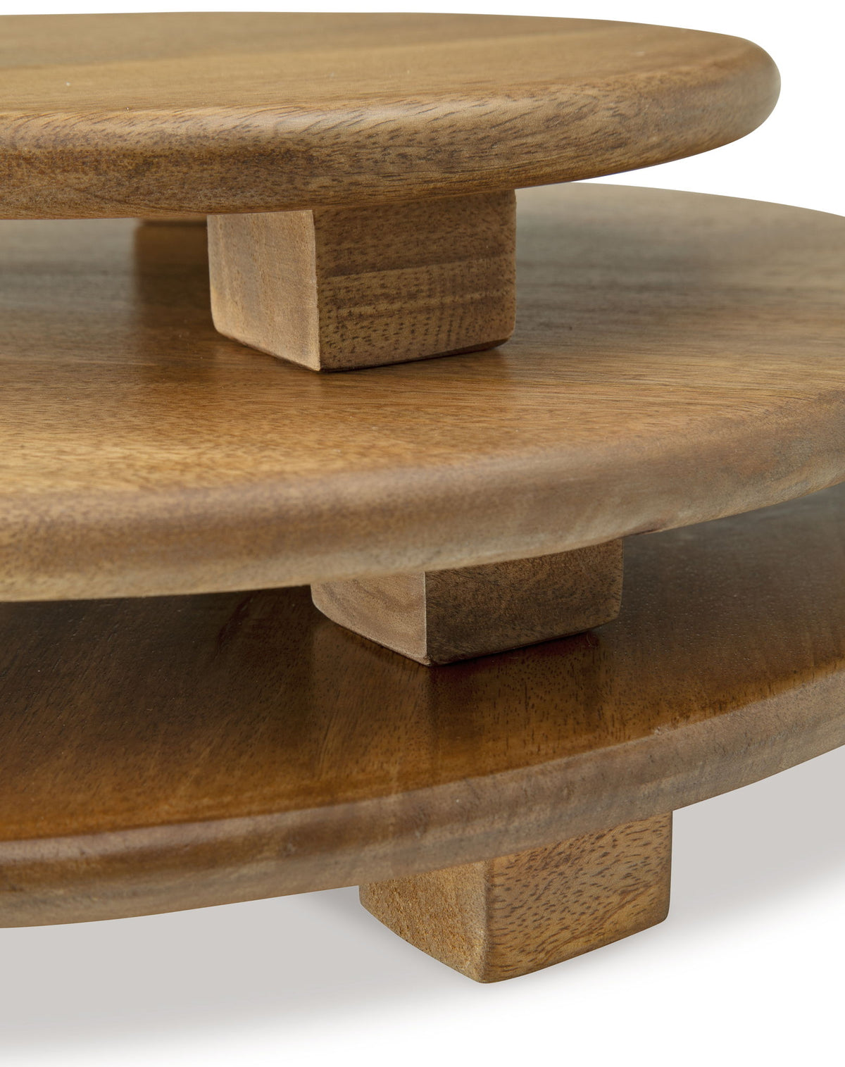 Kaidler - Tray Set (Set of 3) - Brown — view 5