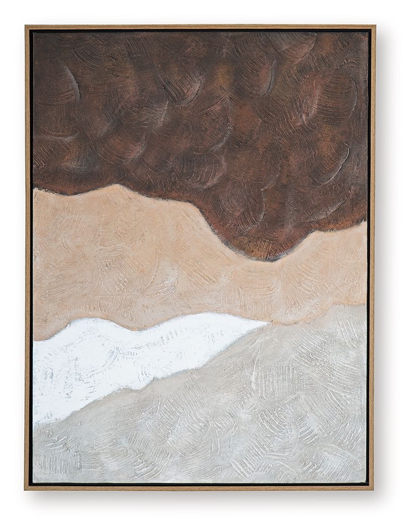 Fanthorne - Wall Art - Tan / Brown / White — view 5