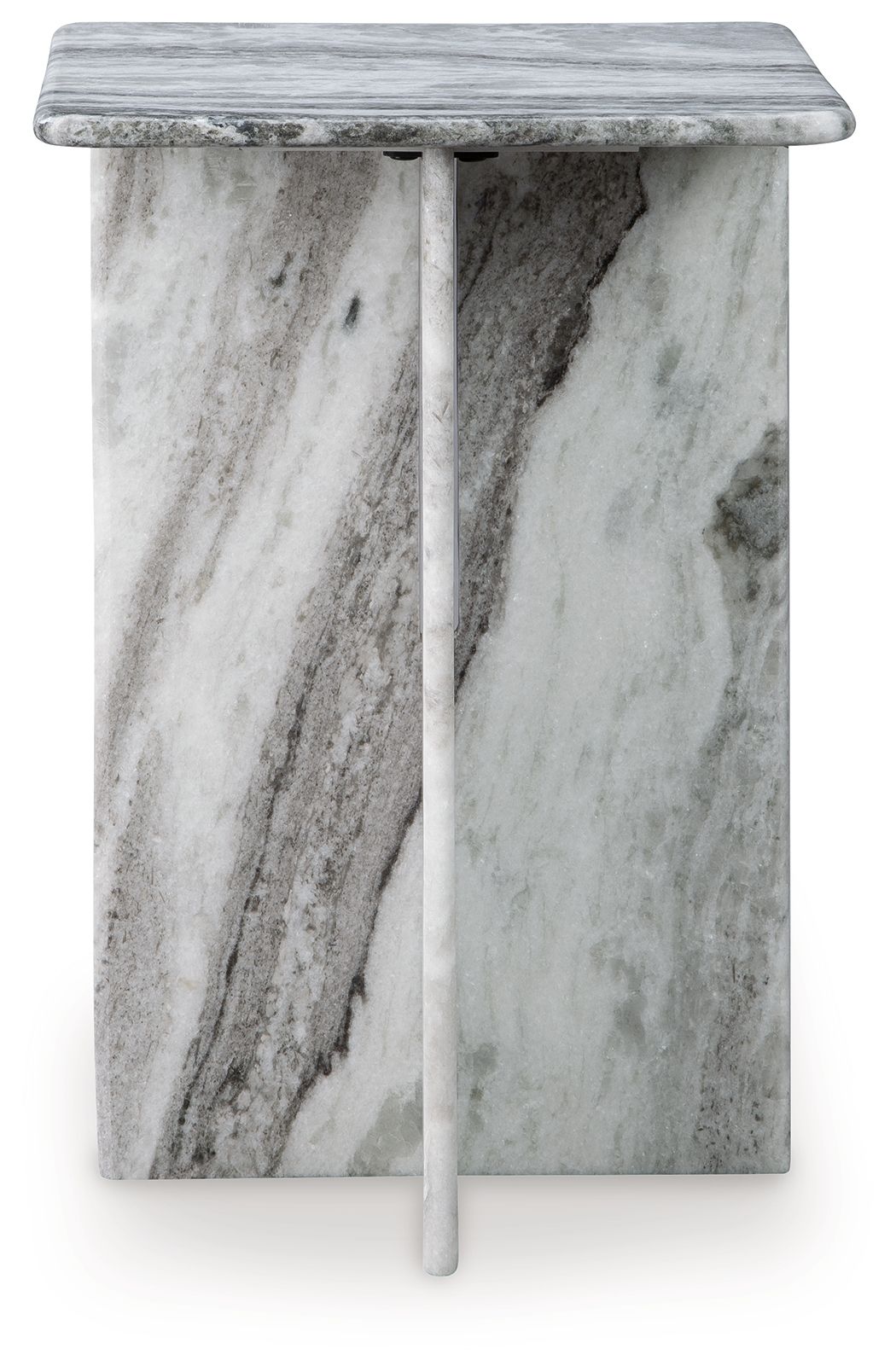 Keithwell - Square Accent Table - Gray — view 3