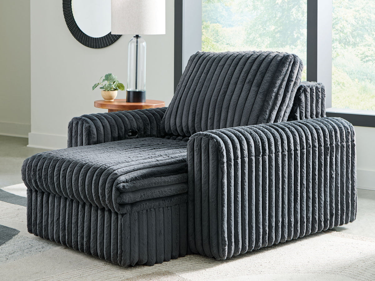 HamlinBay - Power Gliding Chaise - Gunmetal — view 6