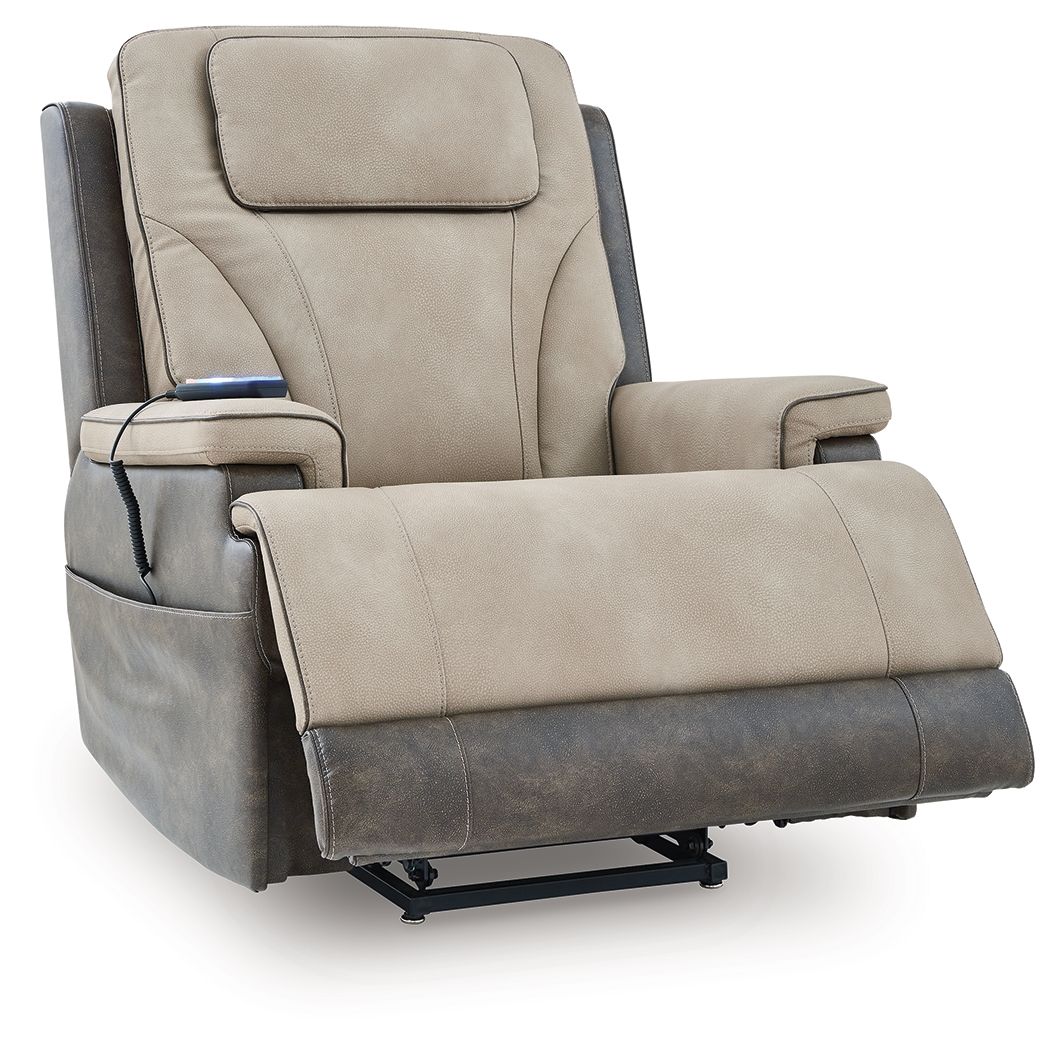 4Z-Peaceful Pause - Power Lift Recliner - Sand — view 3
