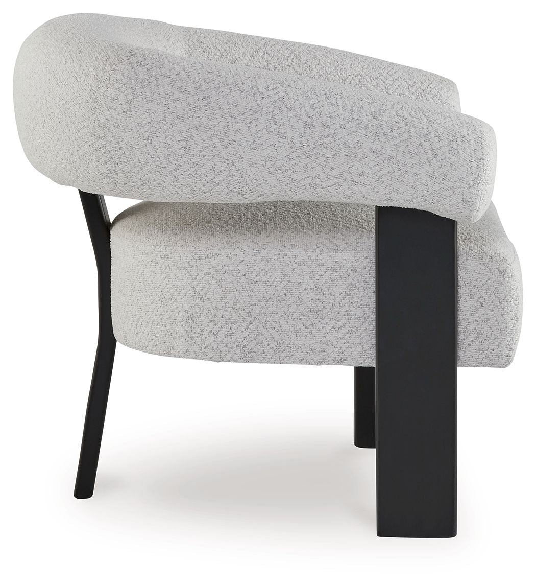 Dultish - Accent Chair - Snow — view 4
