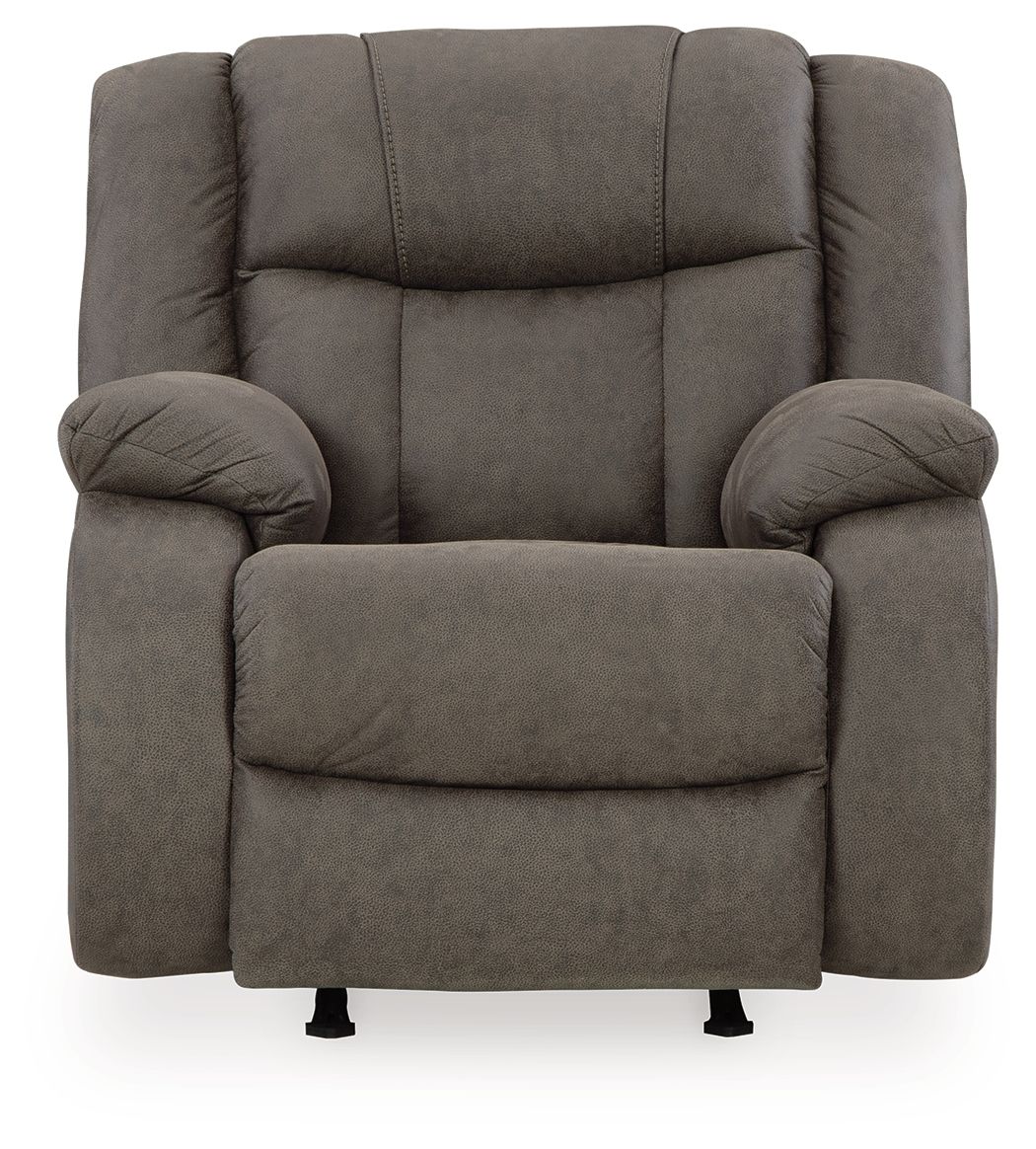First Base - Rocker Recliner - Gunmetal — view 4