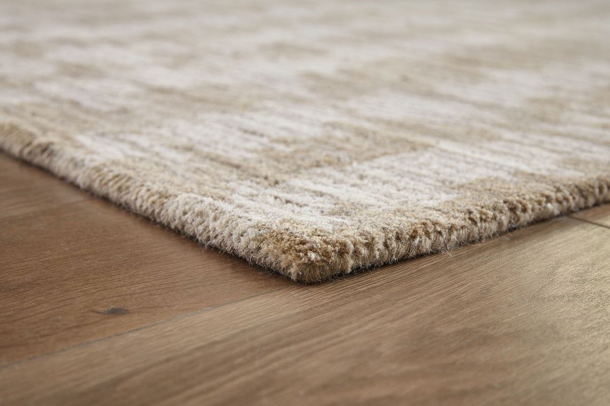Abanlane - 5' x 7' Rug - Brown / Cream — view 3