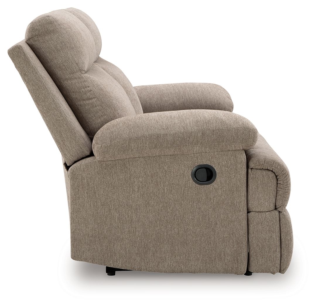 Side-Swipe - Reclining Loveseat - Mocha — view 5